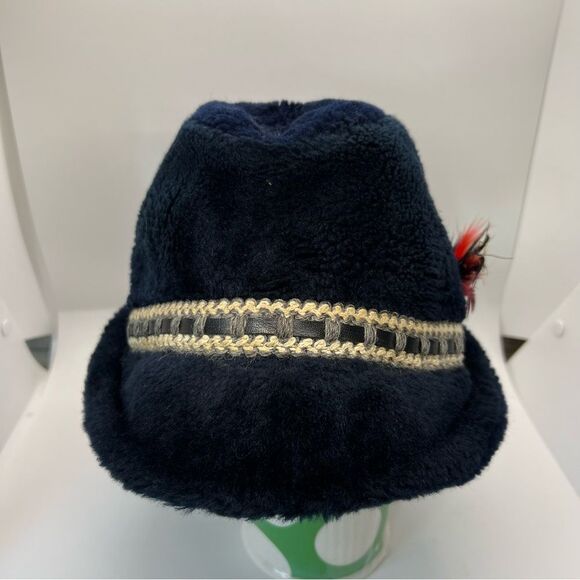 Stetson vintage union made gentlemans Tyrolean hat, Alpine style hat. Ear flaps main image 4